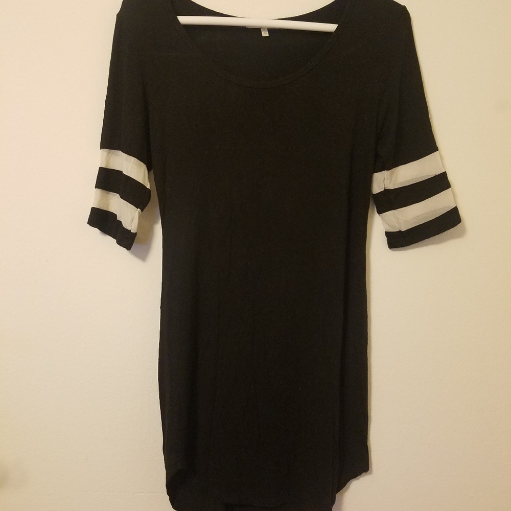 Charlotte Russe Black Jersey Dress